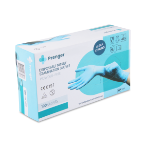 Prenger Nitrile Handschoenen Poedervrij L, 100 stuks