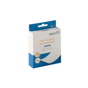 HEKA Soft nonwoven kompres 4 lagen 8,5 x 5 cm steriel, 160 stuks