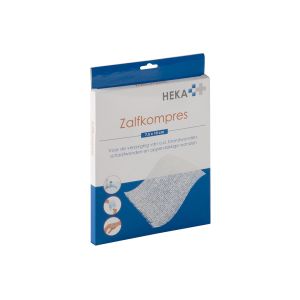 HEKA zalfkompres 7,5 x 10 cm steriel, 6 stuks