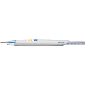 Elektrochirurgische greep met rookafzuiging, disposable, kort, met spatelelektrode en 3 m kabel, 20 stuks