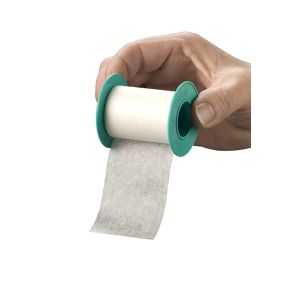 HEKA Por nonwoven hechtpleister ring 5 m x 5 cm niet steriel, 12 stuks