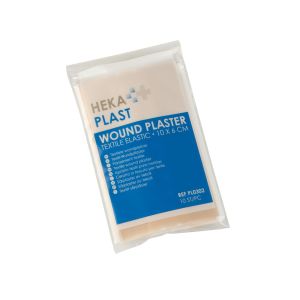 HEKA wondpleister textiel 10 x 6 cm niet steriel, 50 zk