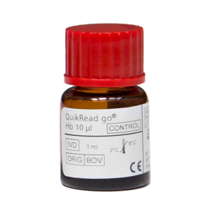Aidian QuikRead go Hb 10 µl control voor WrCRP+Hb
