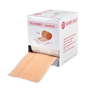 Rudamed elastisch wondpleister 5 m x 6 cm, 1 rol
