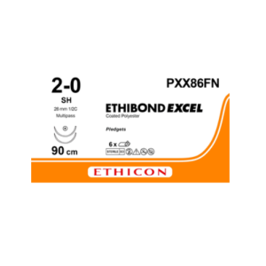 Ethibond Excel 5 groen/5 wit 2-0, SH MP+10 RC PLDGT naald, PXX86FN, 6 st.