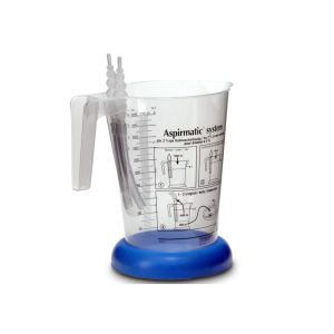 Aspirmatic® system: mengbeker om oplossing aan te maken
