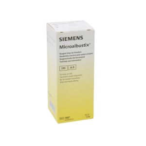 Siemens Microalbustix urine teststrips, 25 stuks