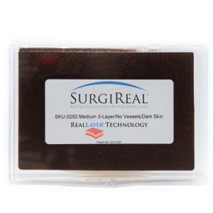 3-laags medium RealSuture-hechtpad voor donkere huid