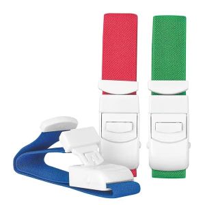 Stuwband/tourniquet blauw met kunststof sluiting