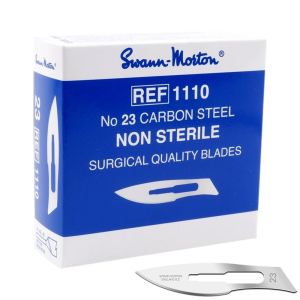 Swann Morton scalpelmesjes carbon, niet steriel, nr. 23