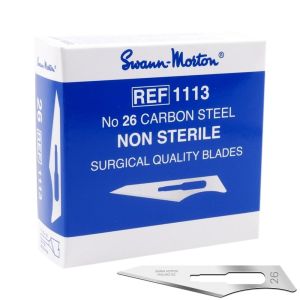 Swann Morton scalpelmesjes carbon, niet steriel, nr. 26