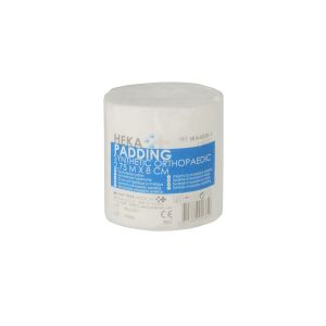 HEKA synthetische watten 2,75 m x 8 cm niet steriel, 5 rol
