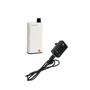 HEINE mPack mini draagbare voedingsmodule met Li-ion batterij, compleet met E4-USB plug-in transformator