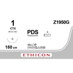 PDSII violet 1, CTX LOOP naald, Z1950G, 12 stuks