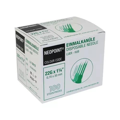 Neopoint injectienaalden steriel 100 stuks 25g x 1,5 - 0,5 x 16mm - Trade Med