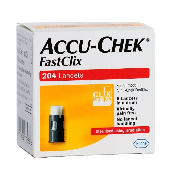 Roche Accu-Chek FastClix, 204 lancetten