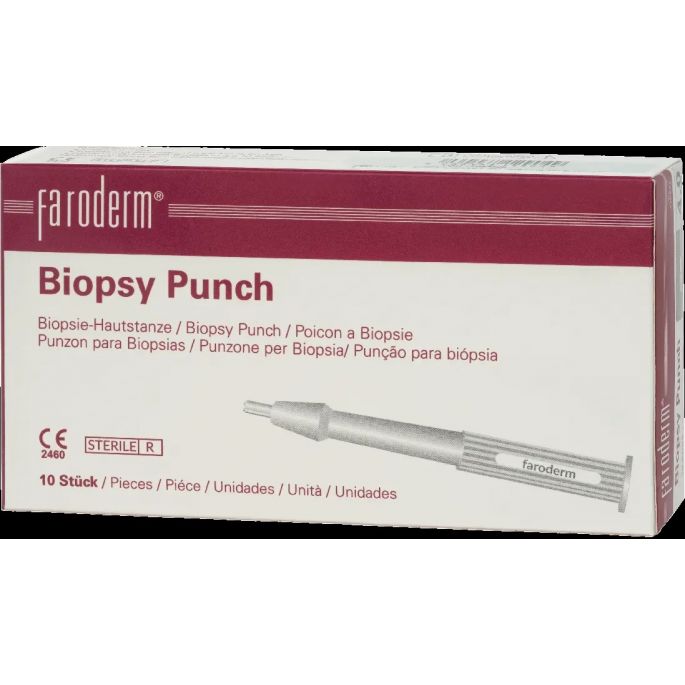 Biopsy Punch Faroderm 3 mm, 10 stuks