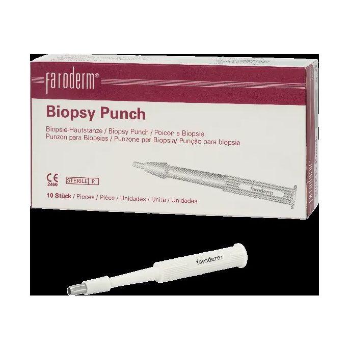 Biopsy Punch Faroderm 4 mm, 10 stuks