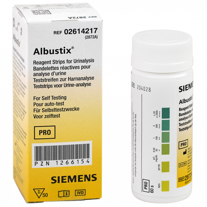 Siemens Albustix, 50 strips