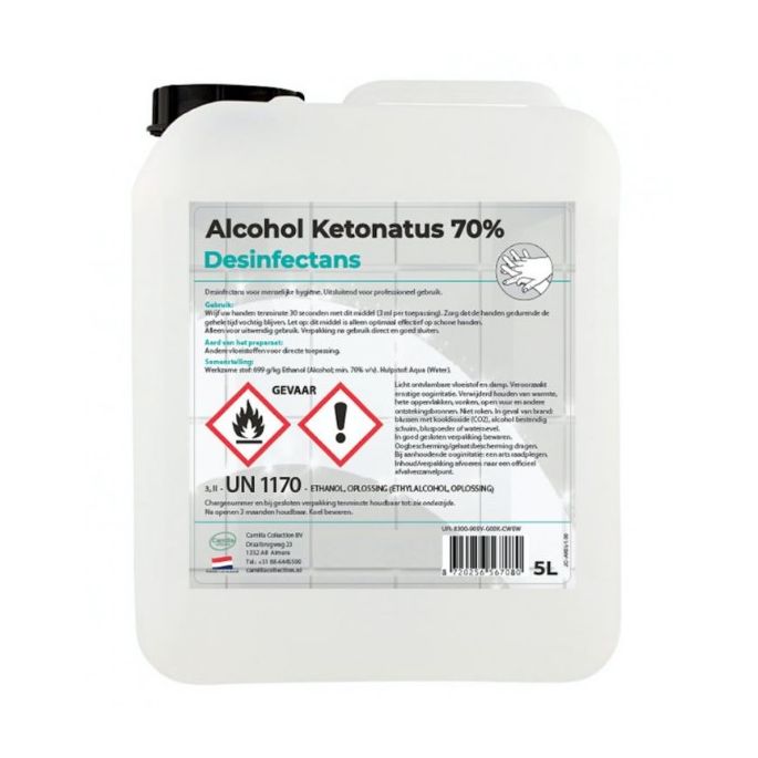Alcohol Ketonatus 70%, 5 Liter