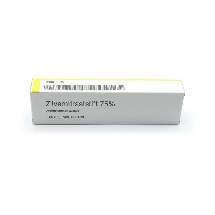 Avoca Zilvernitraatstift 75% 15 cm disposable, 10 x 10 stuks