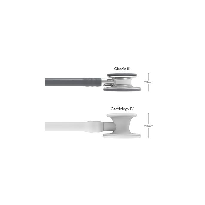 3M Littmann Classic III Monitoring Stethoscoop Grijs | Rvs Geborsteld