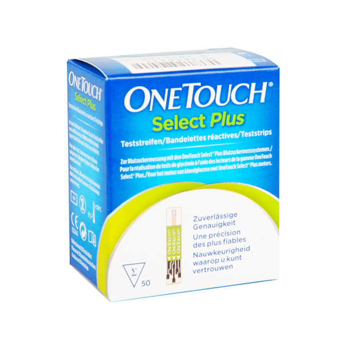 OneTouch Select Plus Teststrips, 50 stuks