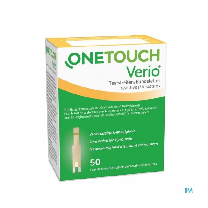 One Touch Verio Teststrips, 50 stuks