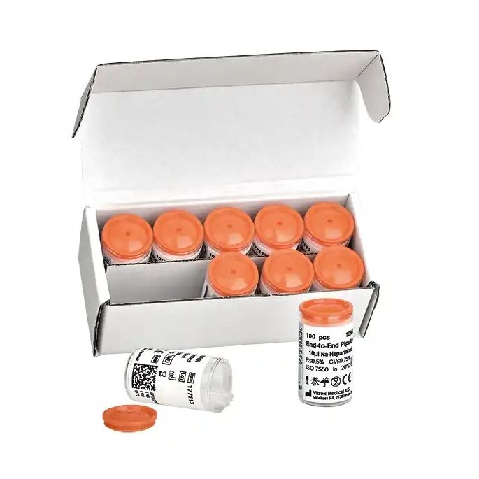 End-to-end capillairpipetten