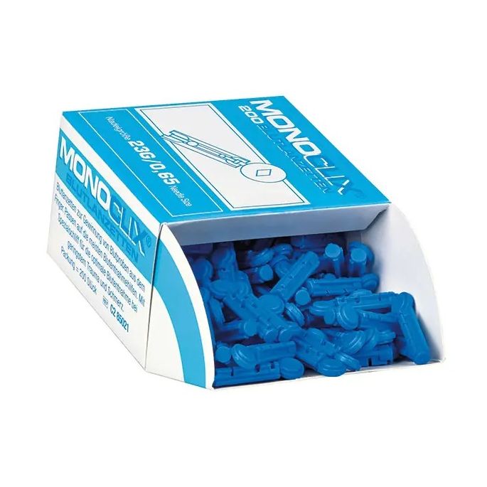 Monoclix lancetten, 23G, 200 stuks
