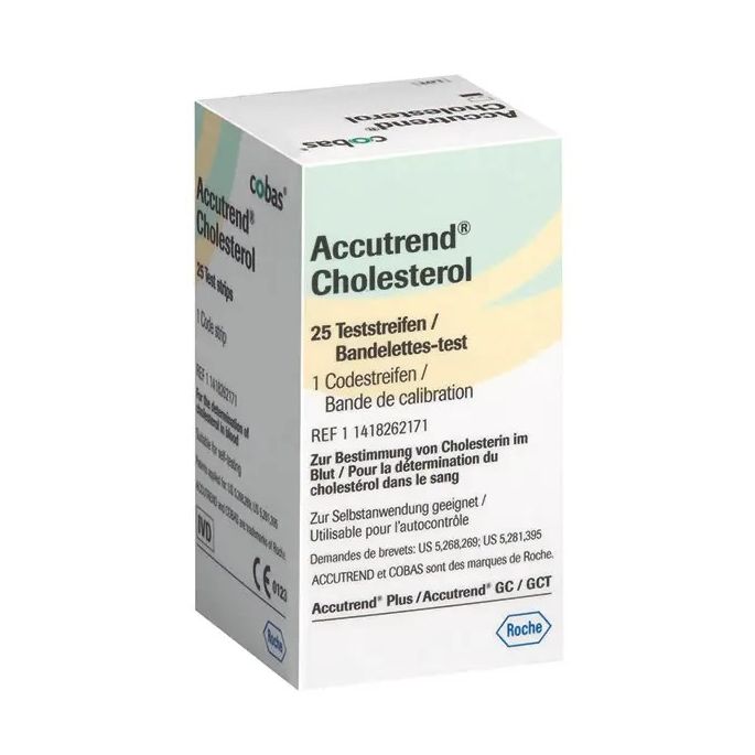 Accutrend Cholesterol teststrips