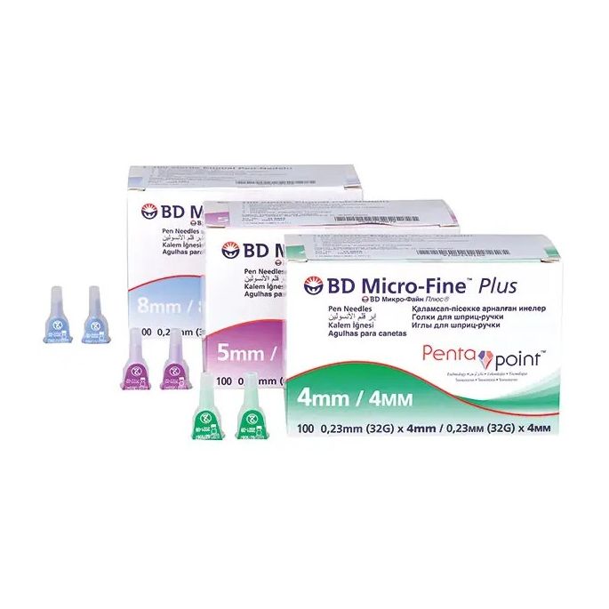 BD Micro-Fine Plus Pennaalden met Pentapoint-technologie