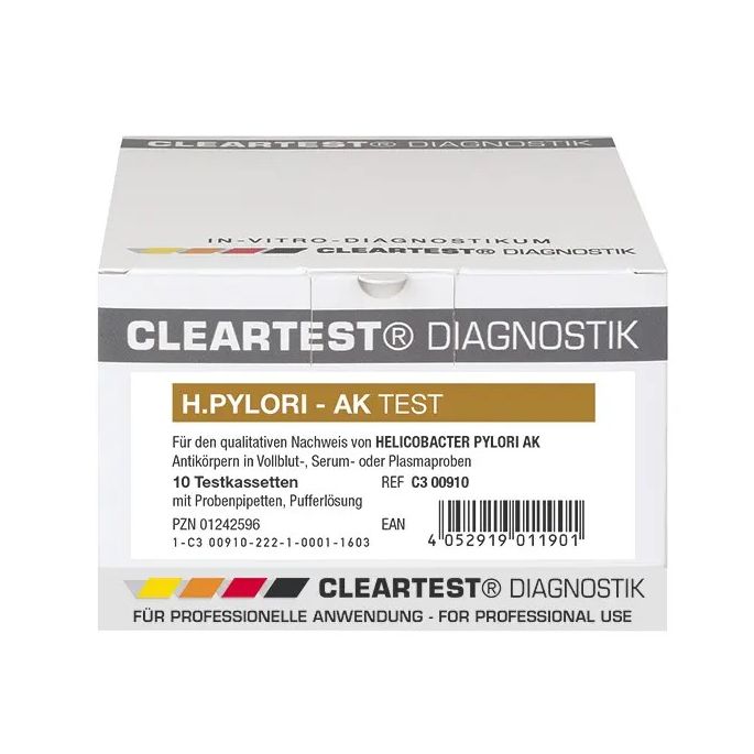 Cleartest Pylori testcassettes