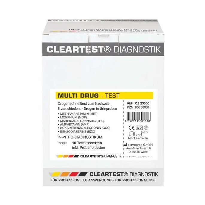 Cleartest Multi-Drug methamfetamine