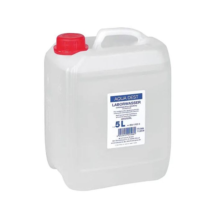Aqua dest laboratoriumwater