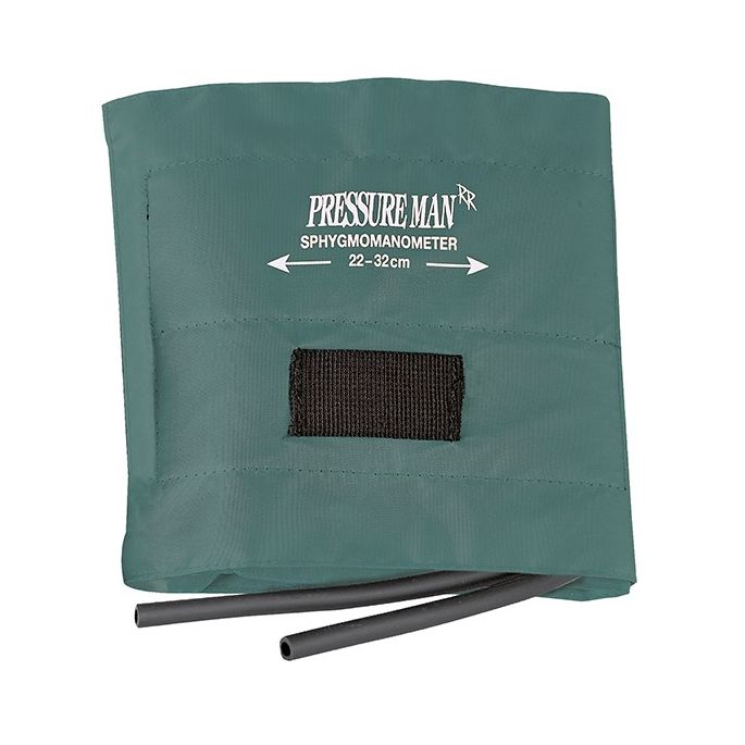 Pressure Man I bloeddrukmeter met groene klittenbandmanchet