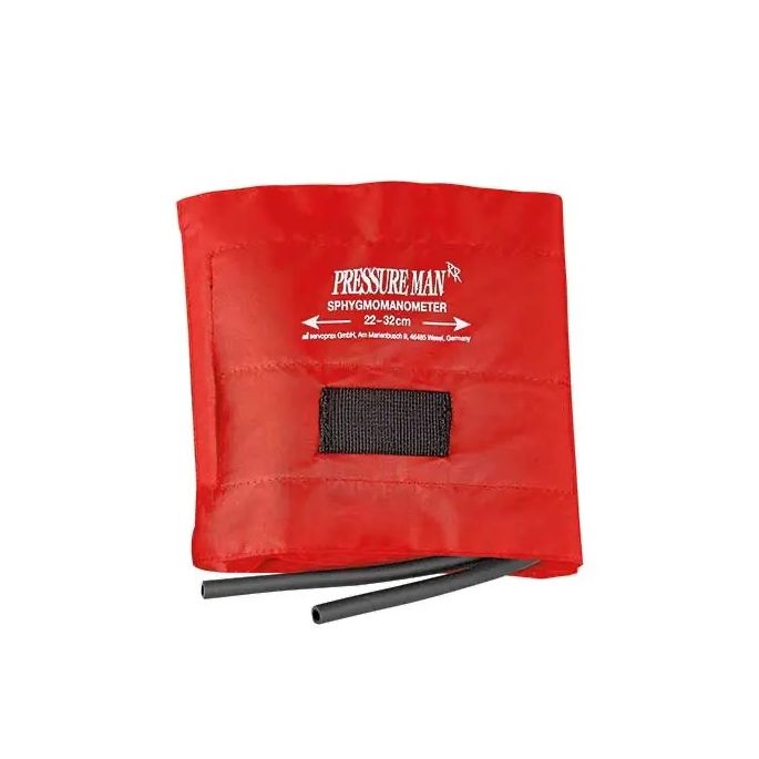 Pressure Man II Chrome Line bloeddrukmeter met rood manchet