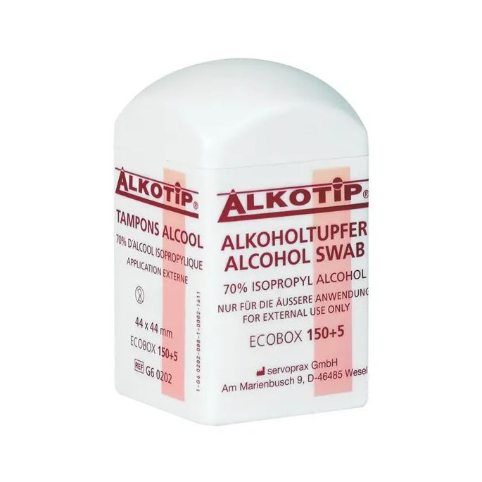 Alcoholdoekjes in praktische dispenser