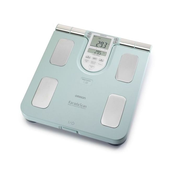 Omron BF-511 Weegschaal / Lichaamsvetmeter, Turquoise