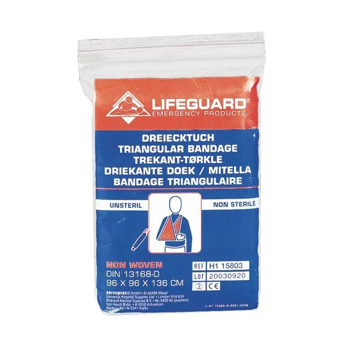 Lifeguard driehoekdoek van viscose
