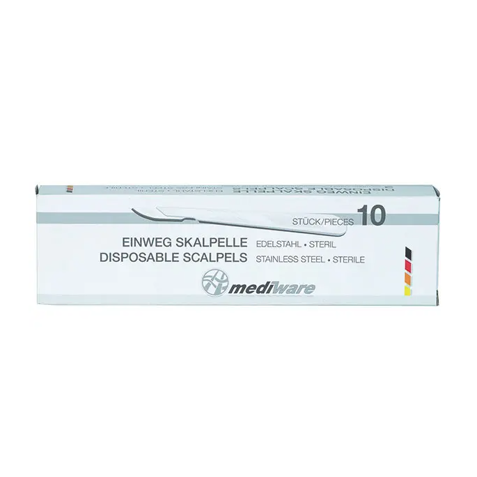 Mediware scalpel met heft fig. 24, 10 stuks