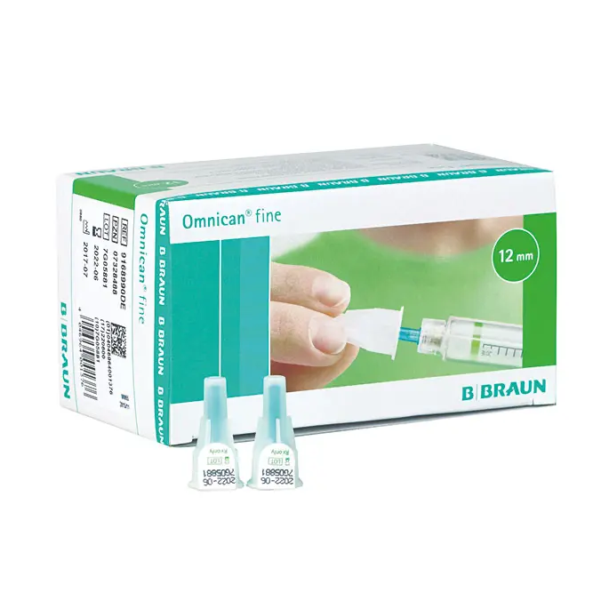 B.Braun Omnican Fine pennaalden 29G, 12 x 0,33 mm, 100 stuks