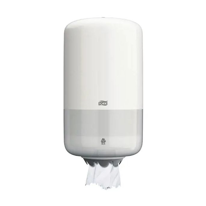 Tork dispenser voor binnenafrolling