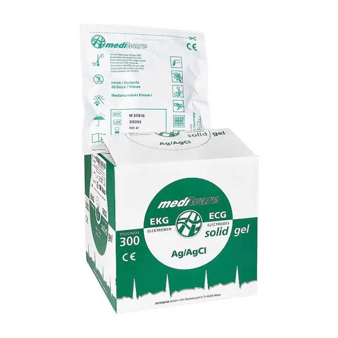 Mediware Carbon stress-elektrode met Solid Gel