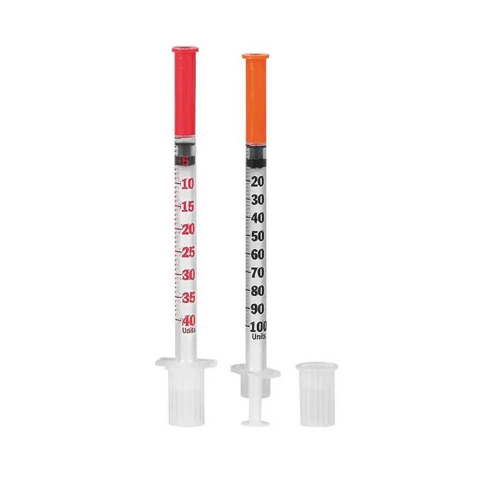 BD Micro-Fine U-100 insulinespuit 0,5 ml + 29G 0,33 x 12,7 mm naald, 100 stuks