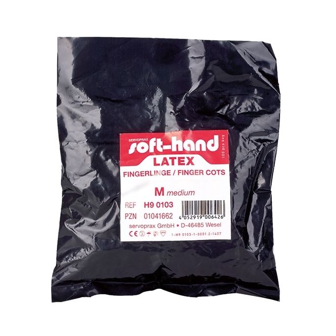 Soft-Hand latex vingerlingen extra large, 100 stuks