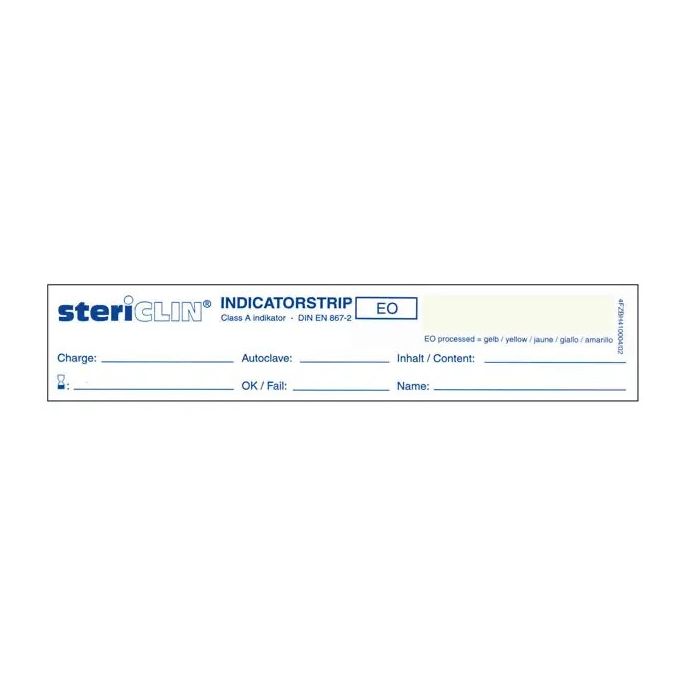 Indicator inlegstrips van karton