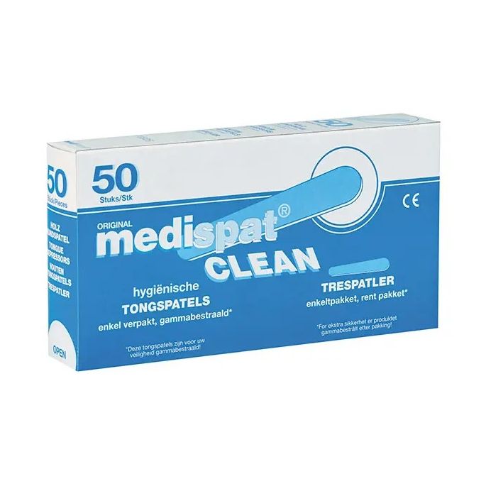 Medispat Clean houten tongspatels