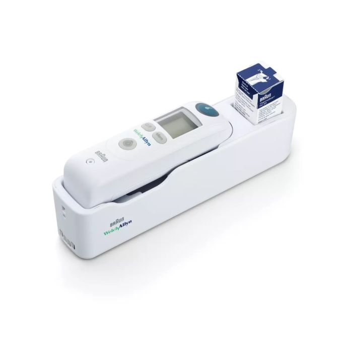 Welch Allyn Braun ThermoScan Pro 6000 oorthermometer met grote houder