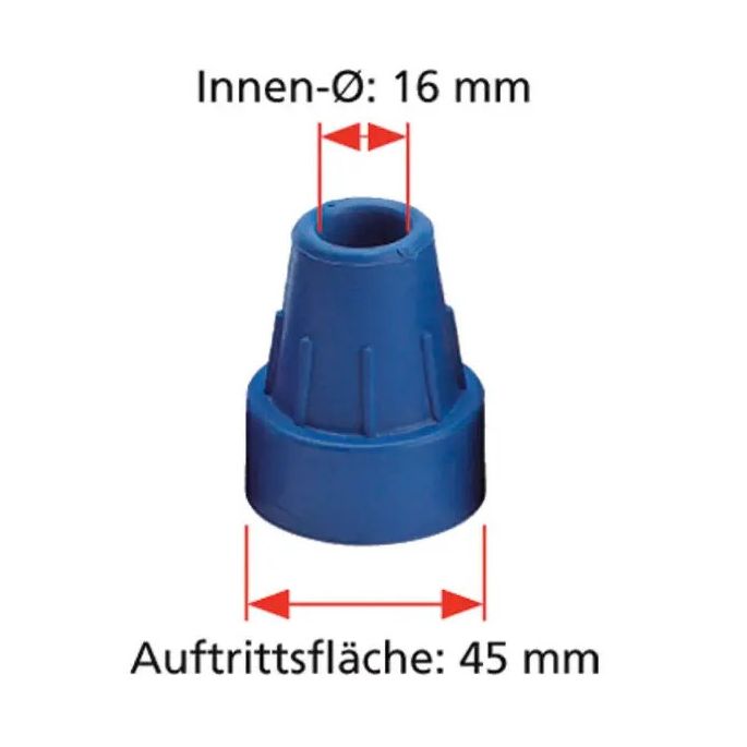 Onderarmkruk uit lichtmetaal